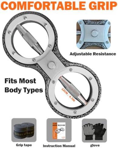 Fitarc Burn Machine Rotator 6/10/12/15 LB, Arm & Forearm Upper Body Trainer