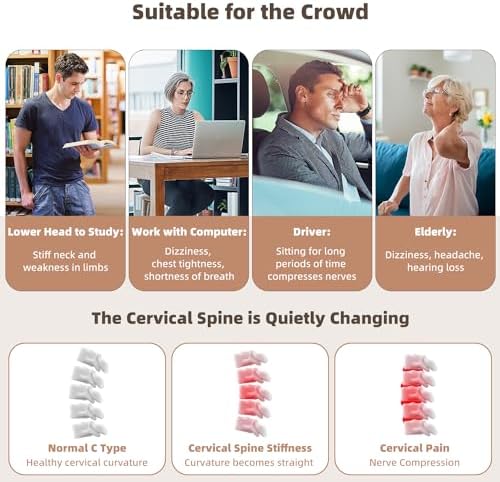 zenopax Cervical Neck Traction Device,Neck Stretcher for Neck Traction