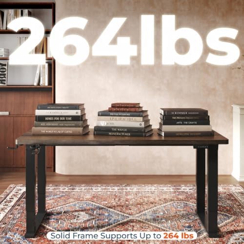 79x31'' 4 Leg Large Dual Motor Standing Desk for Home Office
