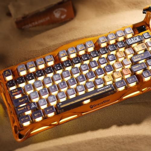 GravaStar Mercury K1 Pro 75% Wireless Mechanical Gaming Keyboard, Hot-Swap