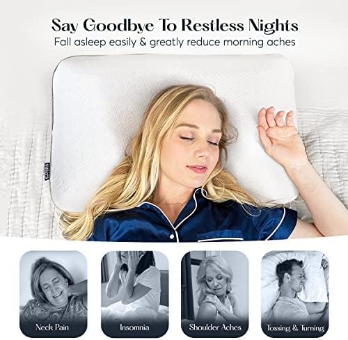 Sutera - Cooling Lavender Zen Memory Foam Pillow, Lavender Oil Infused