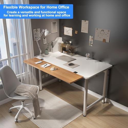 Desk Extender Tray, Clamp-on Kitchen Table Extender Extension Baffle, Ergonomic Desk Extender, Computer Armrest Table Stand, Countertop Gap Rack Suitable for Home Office Desktop Extension