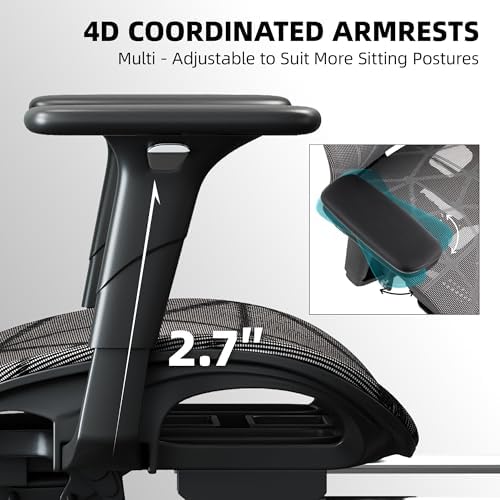 Ergonomic Office Chair, Mesh Computer Chair,400lbs Capacity