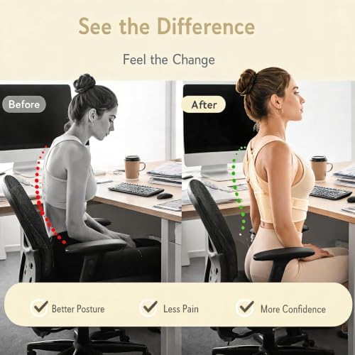 Posture Corrector for Women Upper Back Brace Under Clothes
