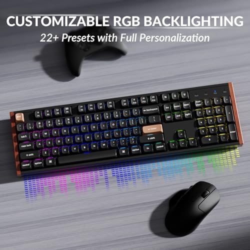 Keychron K10 HE Full-Size Hall Effect Keyboard Wireless, Rapid Trigger