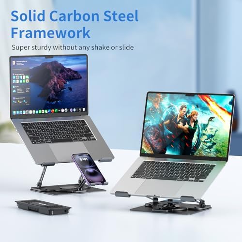 Laptop Cooling Pad with Detachable Fan & Cooler Cooling Laptop Stand Black