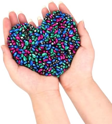 1000pcs Multicolor 4 in 1 Magnet Balls Desk Toys for Adults, Ferrite Crags Magnetic Putty Desk Fidget Toys for Office