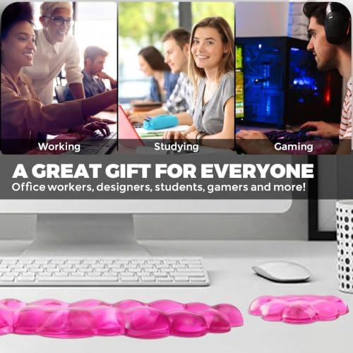 Gel Cloud Wrist Rest - Cloud Mouse Wrist Rest Pad Mouse Support for Office Gaming Pad Computer Laptop Ergonomic Comfortable Pain Relief