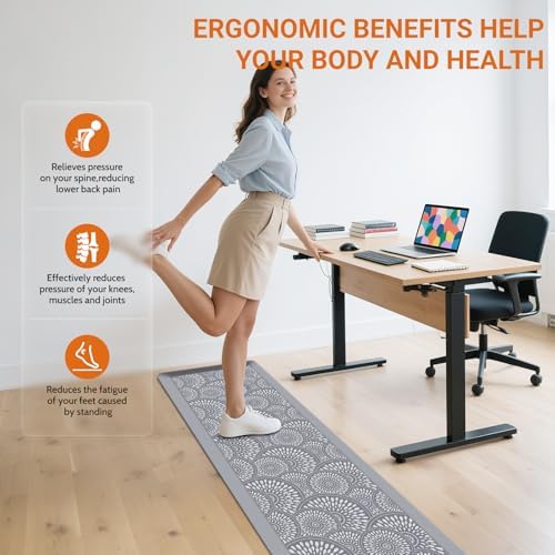 Mattitude 4/5 Inch Kitchen Mat, Waterproof Non-Slip Standing Mats and Rugs