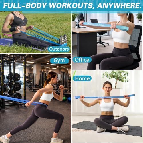 Resistance Bands,Pull Up Bands,Stretching Assist Bands Set for Men & WomenPortable Exercise, Muscle Training,Physical Therapy,Exercise Workout Bands for Working Out