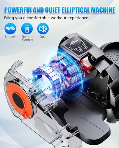 Putnen Under Desk Elliptical Machine, Electric Leg Exerciser for Seniors