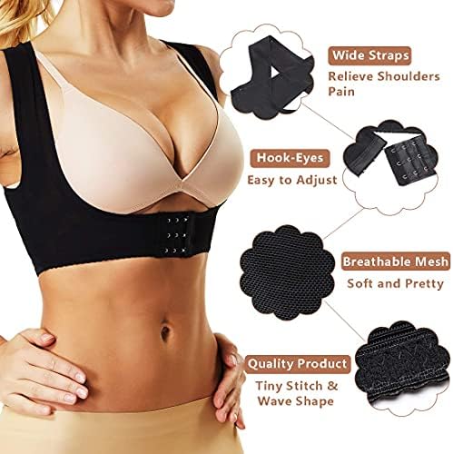 JOYSHAPER Chest Brace Up Women Posture Corrector Back Support X Strap Bras