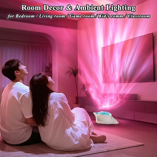 Conch Ocean Wave Projector for Room Decor | Ambient Lighting | Mood Light