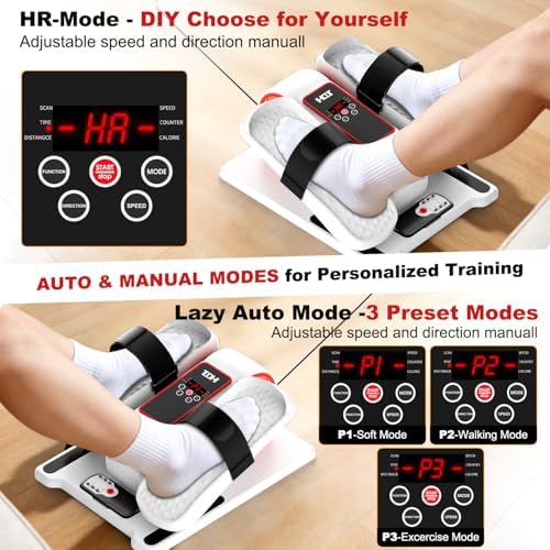 TDH Under Desk Elliptical Machine Leg Exerciser Electric