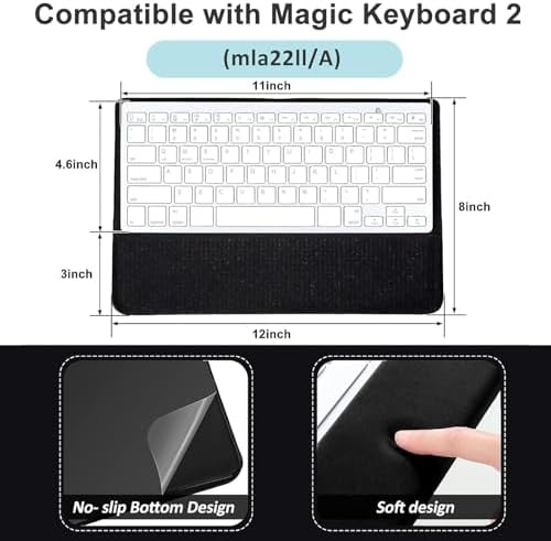 Weewooday Wrist Rest, Compatible with Magic Keyboard 2, Mla22ll/A, A1644