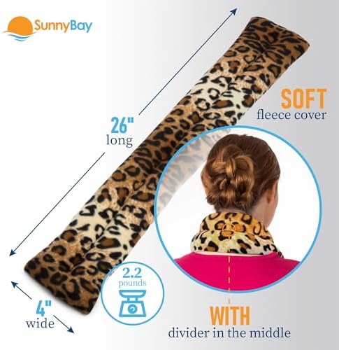 SunnyBay Lavender Heating Pad, Neck and Shoulder Wrap, 26x5 inch