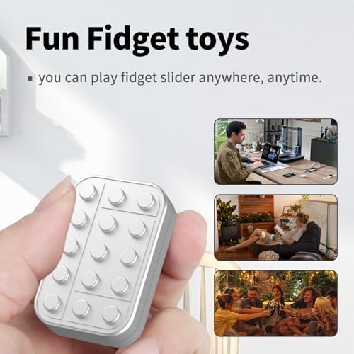 Fidget Toys Adults Metal Fidget Slider Magnetic EDC Haptic Fidget Toys for Adults