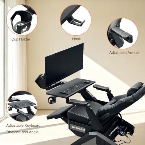 Zero-Gravity Home Chair,Gaming Reclining Workstation