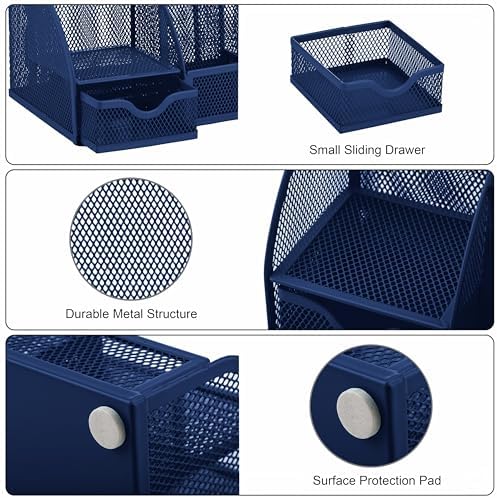 Exerz Desk Organizer/Mesh Desk Tidy/Pen Holder/Multifunctional Organizer EX348