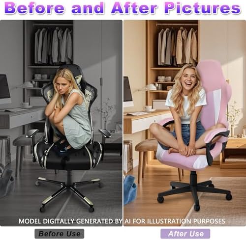 Gaming Chair Covers Only,Stretchable Fit Thick Breathable Mesh