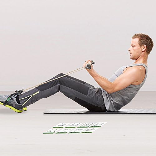 NewMe Fitness Resistance Band Workout Cards - 62 Card Exercise Deck