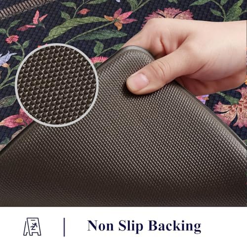 Collive Kitchen Mats Cushioned Anti Fatigue, Kitchen Rugs Sets of 2