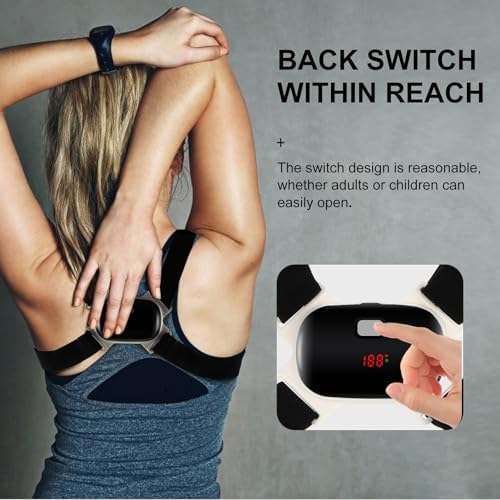 Smart Hunchback Correction Belt with Vibrating Posture Reminder Breathable Shoulder Support Strap for Men and Women Ergonomic Back Brace for Posture Improvement and Back Relief