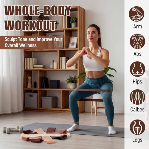 Deekin 20 Pcs Resistance Bands, 10-115 Lbs, 5 Levels