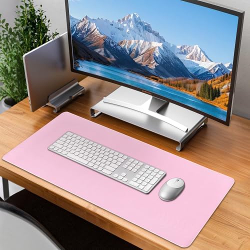Mouse Pad Gaming - Desk Mat for Keyboard and Mouse - Large Mouse Pads for Desk, Gaming Mousepad with Non-Slip Base, Desks Pad (31.5" X 11.8") for Game, Office and Home