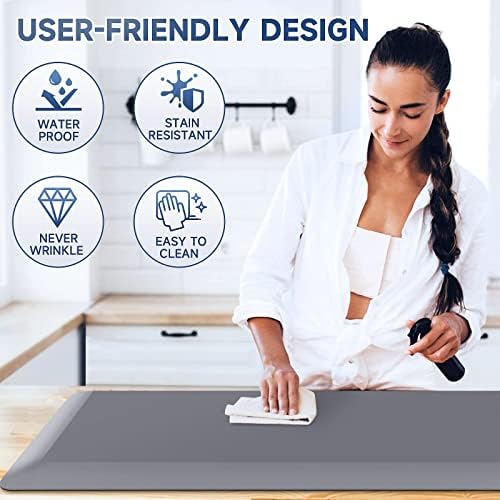 4/5 Inch Thick Kitchen Mats for Floor, StepRite Kitchen Rug for Standing