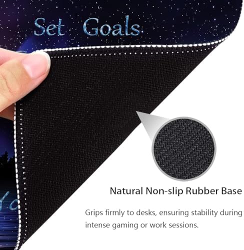 Inspirational Quotes & Aurora Borealis Mouse Pad, You Got This Desk Mat