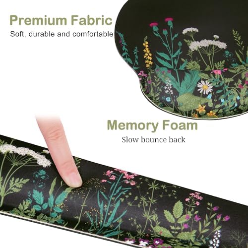 Ergonomic Mouse Pad with Wrist Rest and Keyboard Wrist Rest, Mousepad