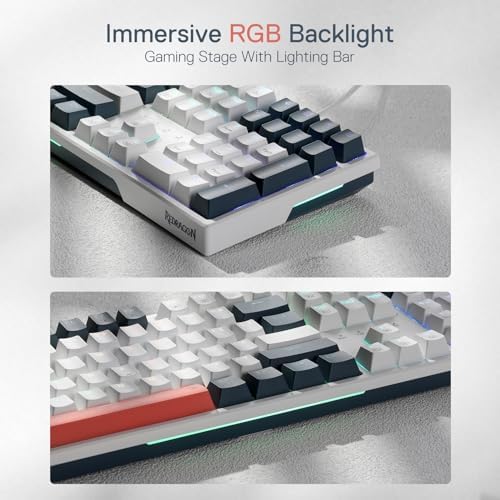 Redragon K668 108-Key Hot-Swap Wired RGB Gaming Keyboard, Extra 4 Hotkeys