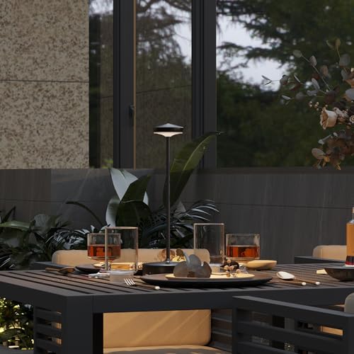 Cordless LED Portable Table Lamp,5000mAh Rechargeable Battery