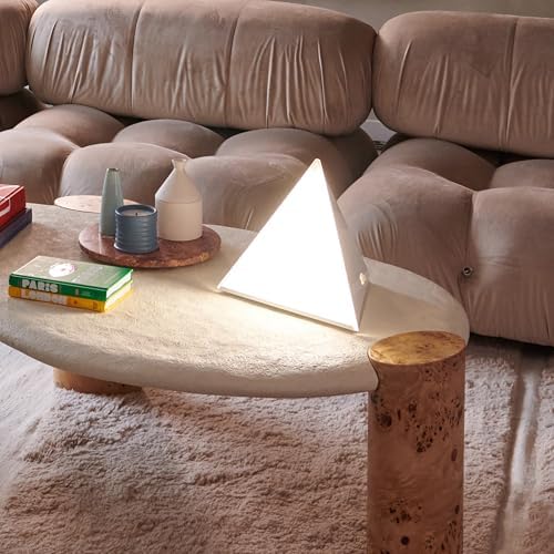 Northern Light Technologies Luxor Mini - 10000 Lux Light Therapy Lamp - Full Spectrum Pyramid LED Lightbox Therapy Light for Natural Mood and Energy Enhancement, Sunlight Desk Lamp, White