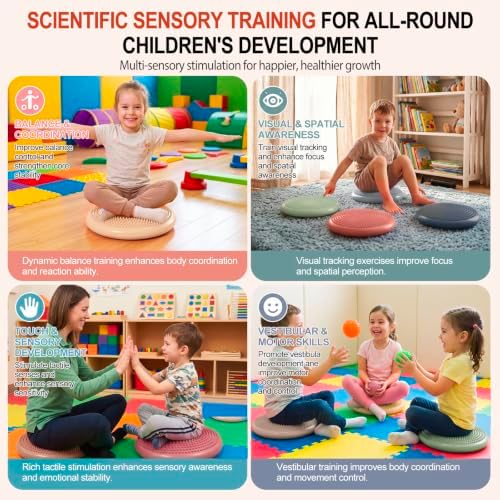 Amylove Wiggle Seat Inflated Wobble Cushion for Sensory Kid