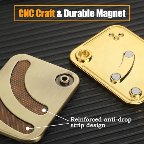 Cool Chip Fidget Slider for Kids, Fidget Toys Adults Metal Magnetic Fidgets Desk Toys, EDC Gadgets Anxiety Stress Relief Desk Toys, Tools for Adults Mens Gifts for Him & Dad, Boyfriend