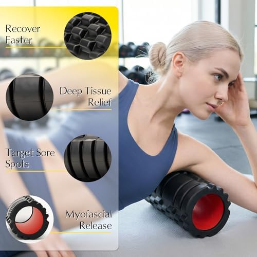 Foam Roller High Density Deep Tissue Massager for Muscle Massage
