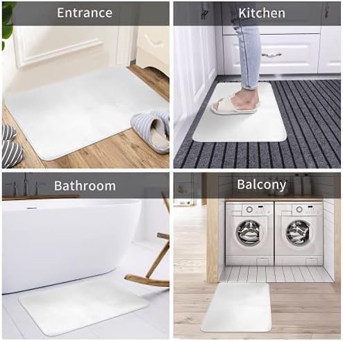 Farmho Cushioned Kitchen Rug Washable Non Slip Padded Mats for Floor Mat Memory Foam Personalized Comfort Standing Waterproof Doormat Gel Home Office Desk 16x24 Inch