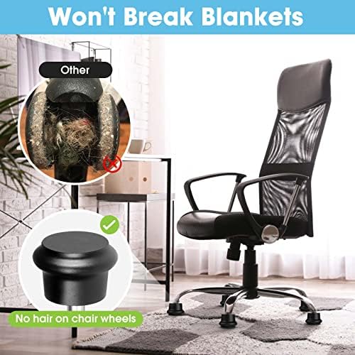 Bell Glides Replacement Office Chair, Castors Wheels Stopper Chair Feet