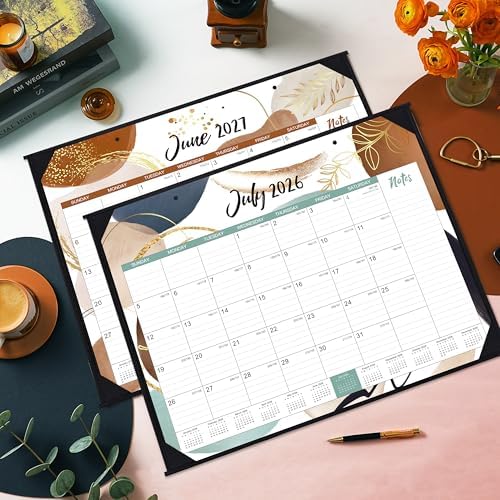 2026-2027 Desk Calendar - Desk Calendar 22'' x 17'', Jul 2026 - Dec 2027