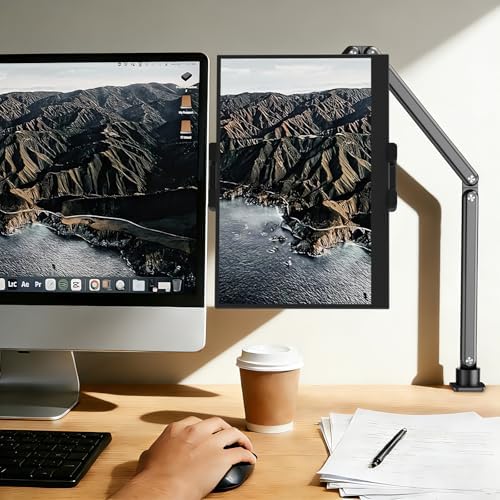 Urmust Portable Monitor Stand 15.6", iPad Stand for Desk