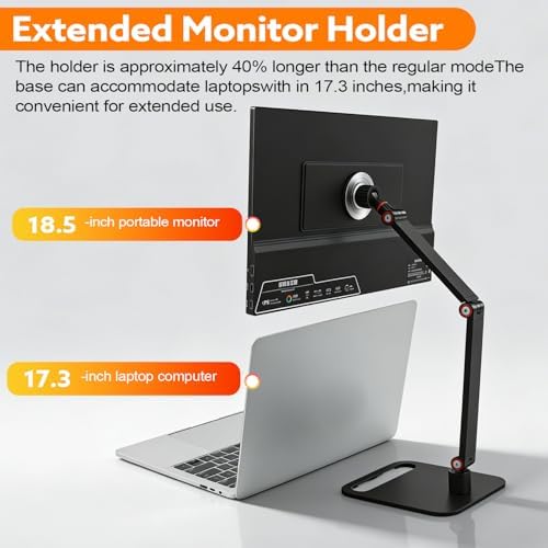 Strong Magnetic Portable Travel Monitor Stand Adjustable Tablet Holder