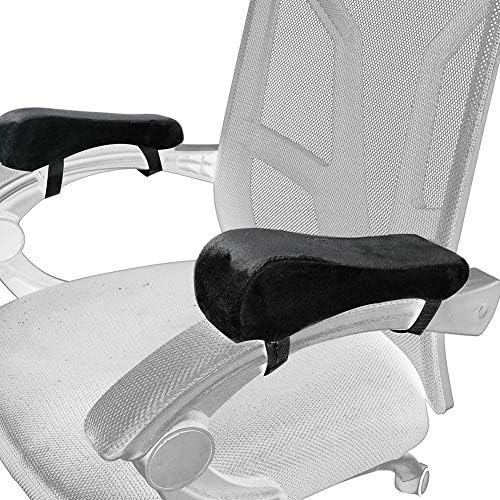 Memory Foam Office Chair Armrest Pads,1Pair Ergonomic Elbow Support Cushion