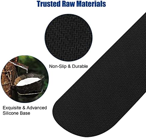 Keyboard Wrist Rest, Gel Memory Foam Keyboard Pad with Wrist Support for Easy Typing & Pain Relief, Comfortable Keyboard Rest Suit for Computer, Laptop, Office & Home (Black)