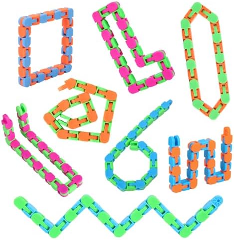 8Pcs Fidgets Wacky Tracks Fidget Toys for Kids Classroom Students Gifts