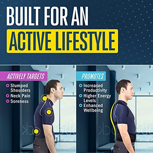 FlexGuard Posture Corrector for Women and Men - Back Brace for Posture, Adjustable Back Support Straightener Shoulder Posture Support for Pain Relief, Body Correction, Medium