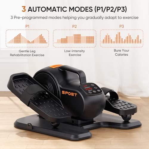 Dripex Under Desk Elliptical, Electric Leg Exerciser for Seniors