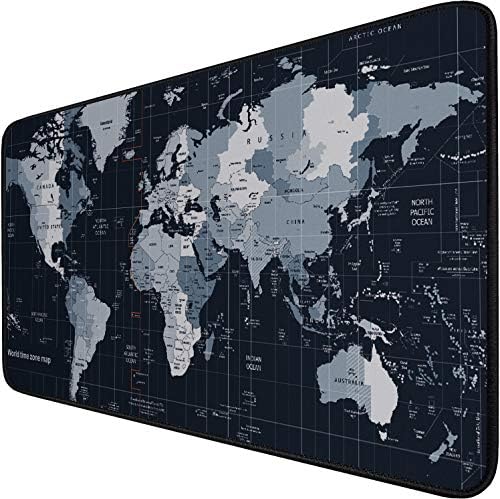 Large Extended Gaming Mouse Pad with Stitched Edges 35.4X15.7In Waterproof