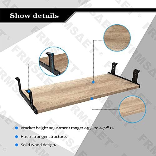 FRMSAET Office Product 20/24/30 inch Keyboard Drawer Tray(24 in, Burlywood)